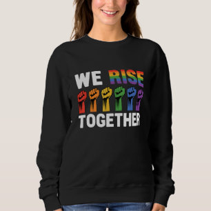 Camiseta Nós nos Levantamos Juntos Bissexuais Gays Transgên