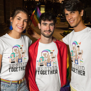 Camiseta Nós nos unimos para Orgulhar a Unidade de Pessoas 