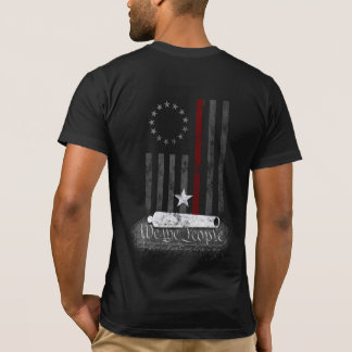 CAMISETA NÓS, O BANHO AMERICANO DA LINHA VERMELHA PESSOAS