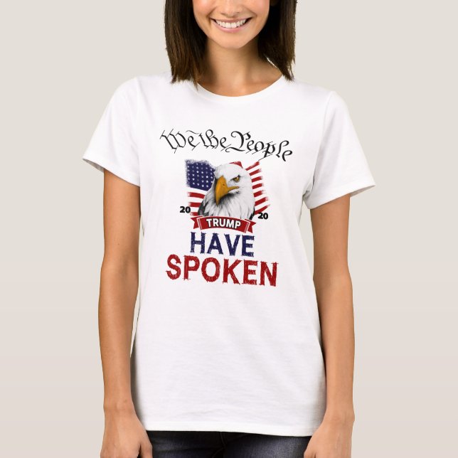 Camiseta Nós O Pessoas Trump 2020 Temos (Frente)