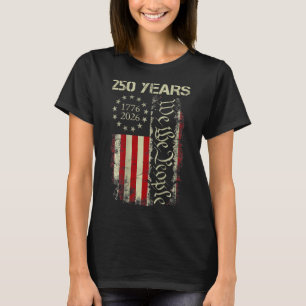 Camiseta Nós O Povo 250 Anos América 1776-2026 250º 4d