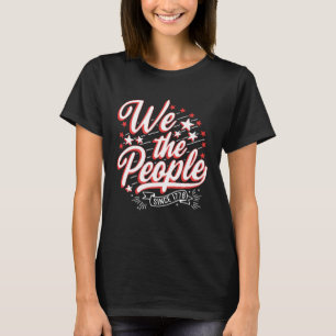 Camiseta Nós, o Povo, 4 de Julho Patriótico Americano Const