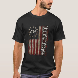 Camiseta Nós, o Povo História Americana 1776 Dia da Indepen