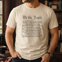Camiseta Nós, o Povo Preâmbulo Completo Constituição dos EU