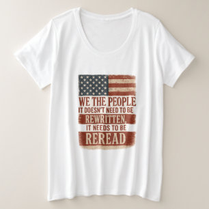 Camiseta Nós, o Povo Relermos Citação da Bandeira