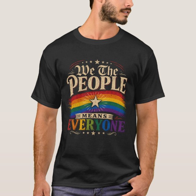 Camiseta Nós, o Povo, Significa Todos (Frente)