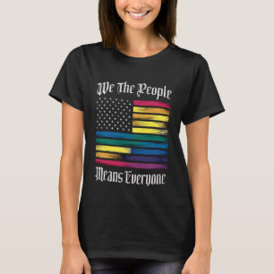 Camiseta Nós, o Povo, Significa Todos Presente de Orgulho G