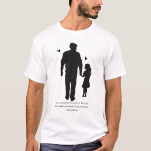 Camiseta Nos Olhos das Filhas o Pai é o Herói Definitivo Si