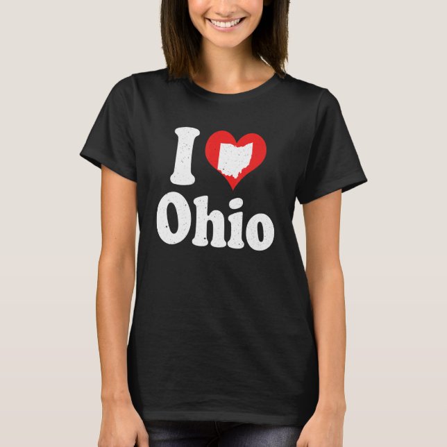 Camiseta Nós Orgulhosos Cidadãos América Ame Estado I Heart (Frente)