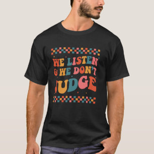 Camiseta Nós Ouvimos e Não Julgamos Funny Trendy Social M