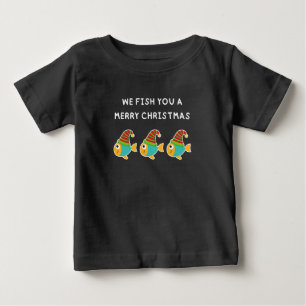 Camiseta NÓS PEIXEAMOS UM NATAL FELIZ PARA VOCÊ - Pun do Pe