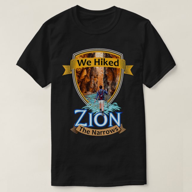 Camiseta Nós Pertencemos Zion Os Narrotos Do Rio Utah Adven (Frente do Design)