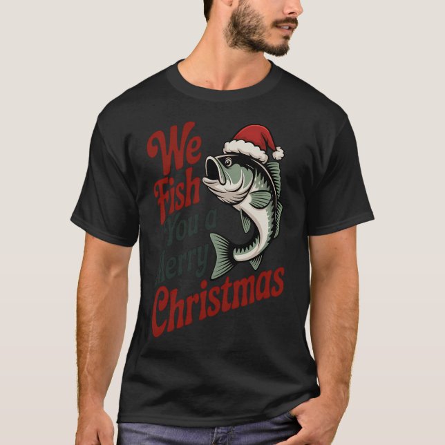 Camiseta Nós Pescamos um Feliz Natal (Frente)
