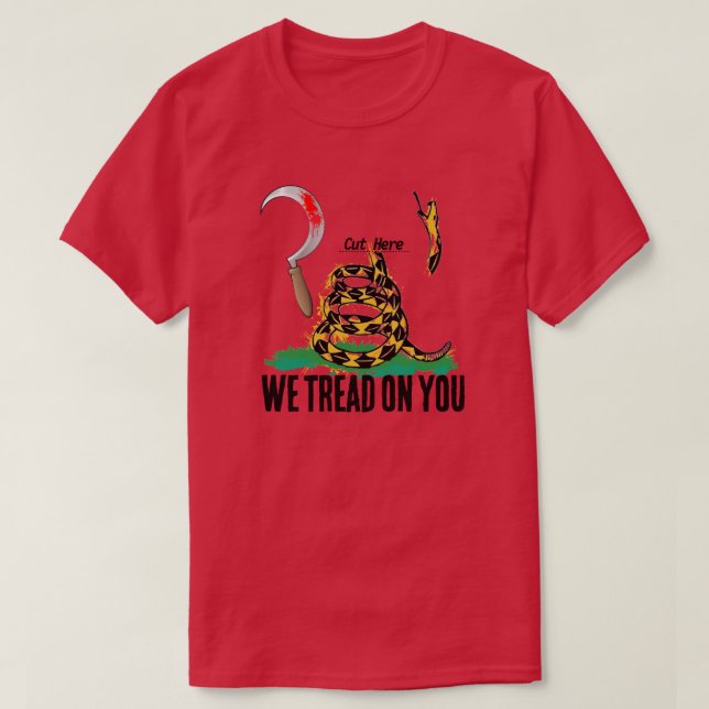 CAMISETA NÓS PISAMOS EM VOCÊS (Frente do Design)