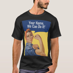 Camiseta Nós podemos fazer isso Personalizado Rosie Os Home