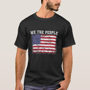 Camiseta Nós Povo Orgulhoso Bandeira Política EUA Americana