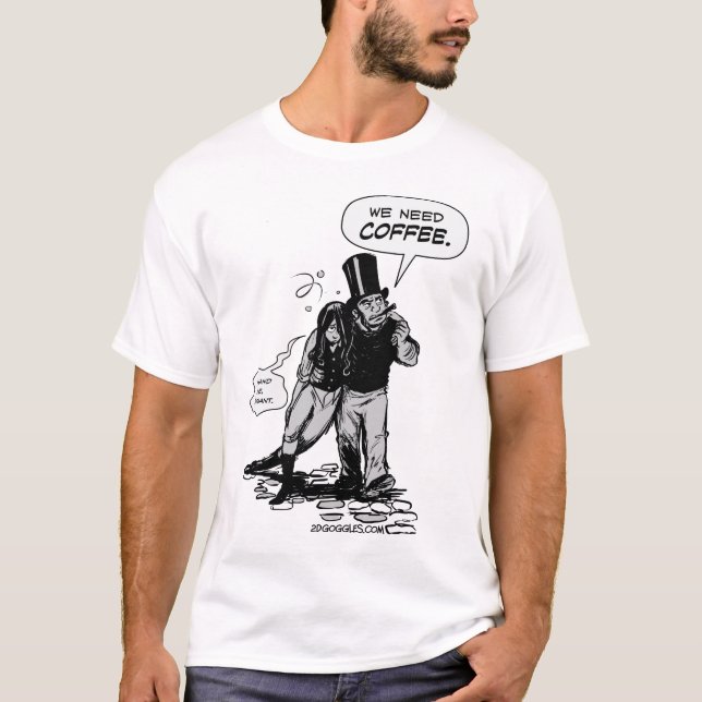 Camiseta Nós precisamos o café (Frente)