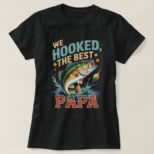 Camiseta Nós prendemos o melhor Dia de os pais do Papa. (Frente do Design)
