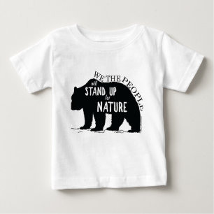 Camiseta Nós que as pessoas representam acima a natureza -