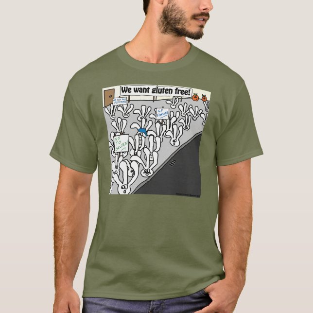 Camiseta Nós queremos sem glúten! (Frente)