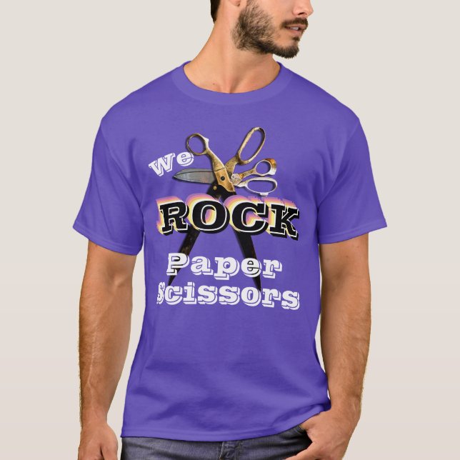 Camiseta Nós Rock Scissors Scrapbook T Shirt (Frente)