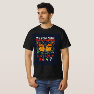 Camiseta nós só precisamos de um monarca...