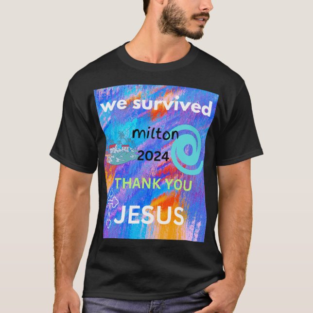 Camiseta nós sobrevivemos ao milton 2024 (Frente)