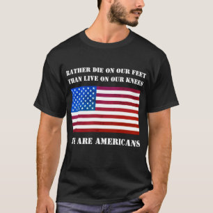 Camiseta Nós somos americanos (filtro, escuro)