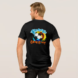 Camiseta Nós Somos Os Campeões Gráfico de Bola de Futebol