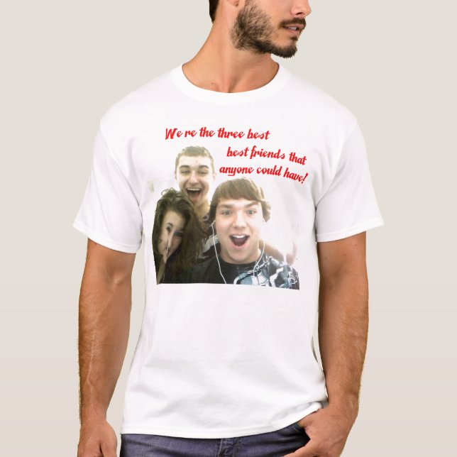 Camiseta Nós somos os três melhores amigos! (Frente)