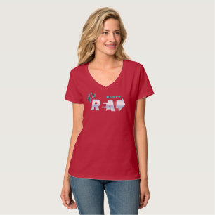 Camiseta Nós Somos Reais Blusa Feminina com Decote em V