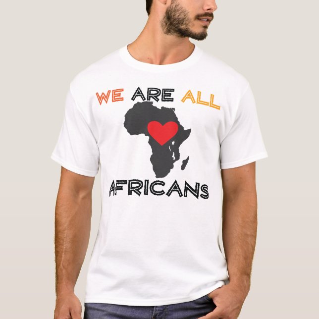 Camiseta Nós somos todos os africanos (Frente)
