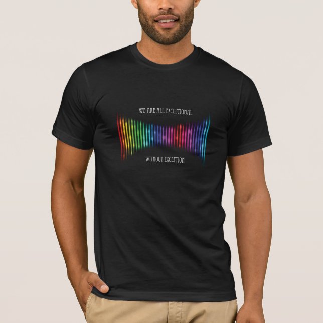 Camiseta Nós somos tudo excepcionais (Frente)