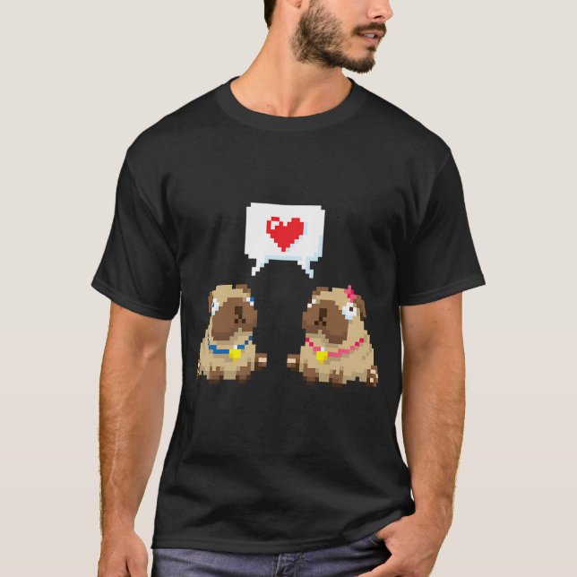 Camiseta Nós somos uma Correspondência Pug! (Frente)