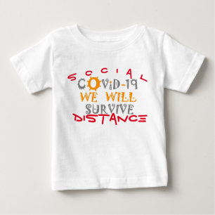 Camiseta Nós Superaremos a COVID-19: Uma Mensagem de Resili