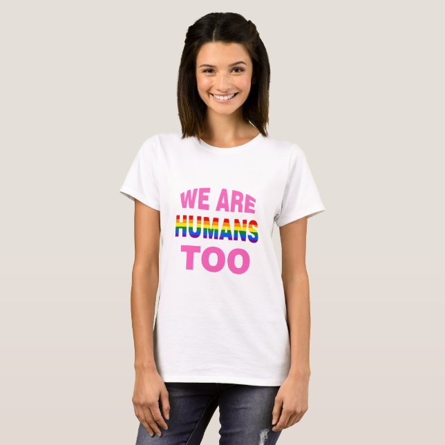 Camiseta Nós também somos humanos (Frente Completa)