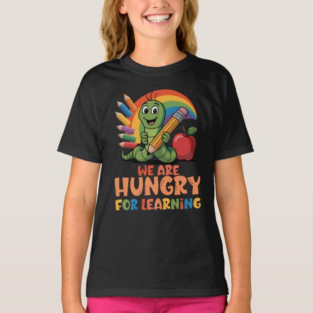 Camiseta Nós Temos Fome de Aprender (Frente)