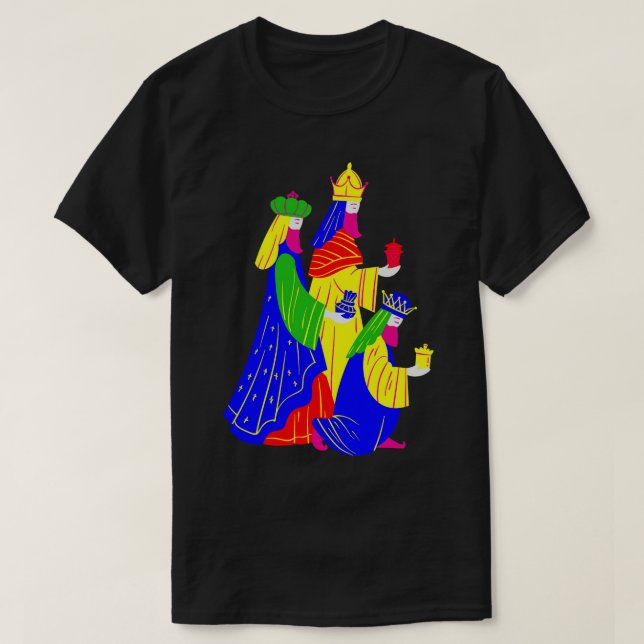 Camiseta Nós Três Reis 3 Homens Sábios Natal (Frente do Design)