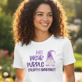 Camiseta Nós Usamos Amethista para a Consciencialização da