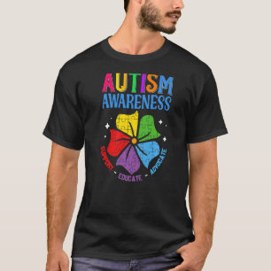 Camiseta Nós Usamos Azul Conscientização do Autismo Criança