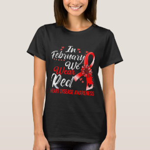 Camiseta Nós Usamos Vermelho Campanha de Consciência da Doe