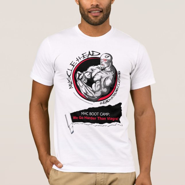 Camiseta Nós vamos mais duramente do que Viagra! (Frente)