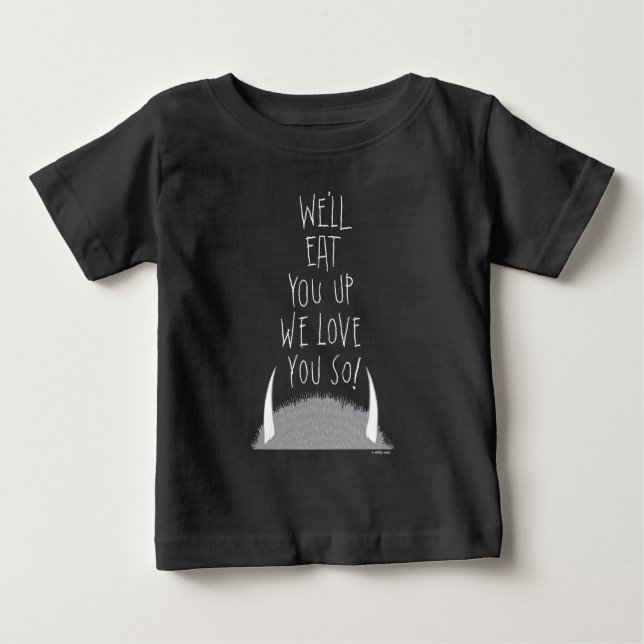 Camiseta Nós Vamos Te Comer! Nós Te Amamos Tanto! (Frente)