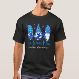 Camiseta Nós Vestimos Autismo Azul Sensibilização Gnomos En