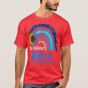 Camiseta Nós Vestimos Azul ALS Consciência Arco-Íris