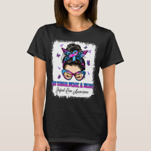 Camiseta Nós Vestimos Azul Cor-de-rosa Azul Mensageiro O Gu
