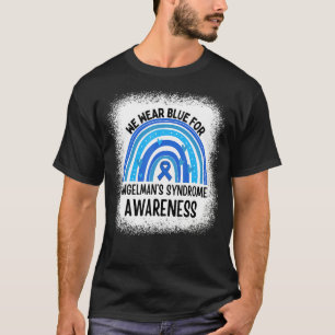 Camiseta Nós Vestimos Azul Para A Síndrome De Angelman Aten