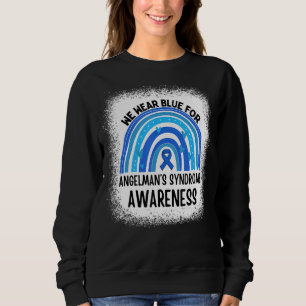 Camiseta Nós Vestimos Azul Para A Síndrome De Angelman Aten