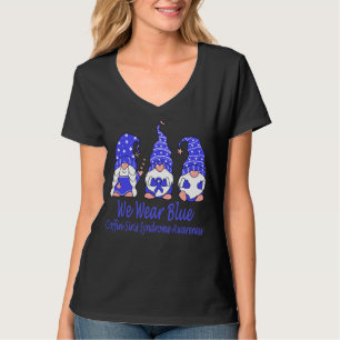 Camiseta Nós Vestimos Azul Para A Síria Coffin Sensibilizaç