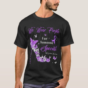 Camiseta Nós Vestimos Borboletas Roxas Síndrome de Retenção